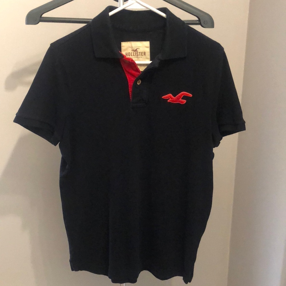 Hollister Men's Polo Shirt - DRY CLEANED